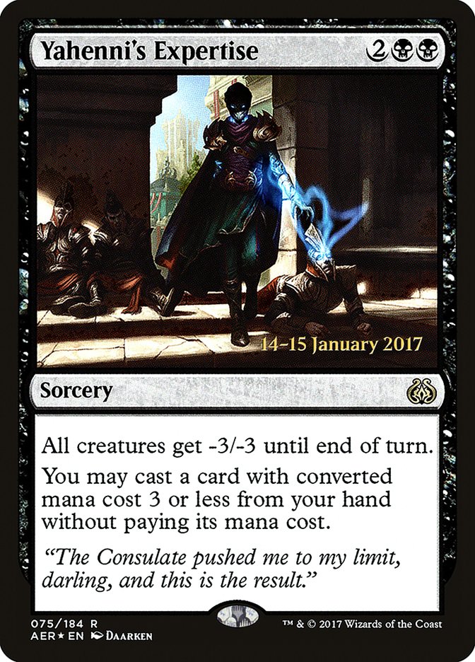 Yahenni's Expertise [Aether Revolt Prerelease Promos] | Gaming Infinity