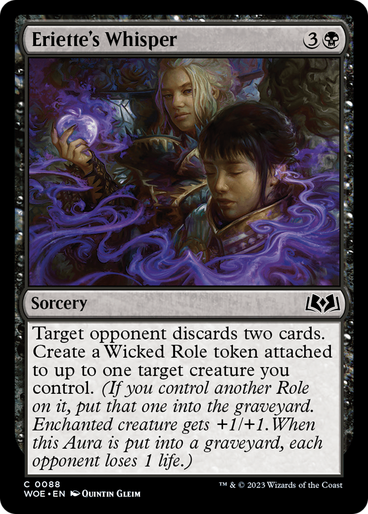 Eriette's Whisper [Wilds of Eldraine] | Gaming Infinity