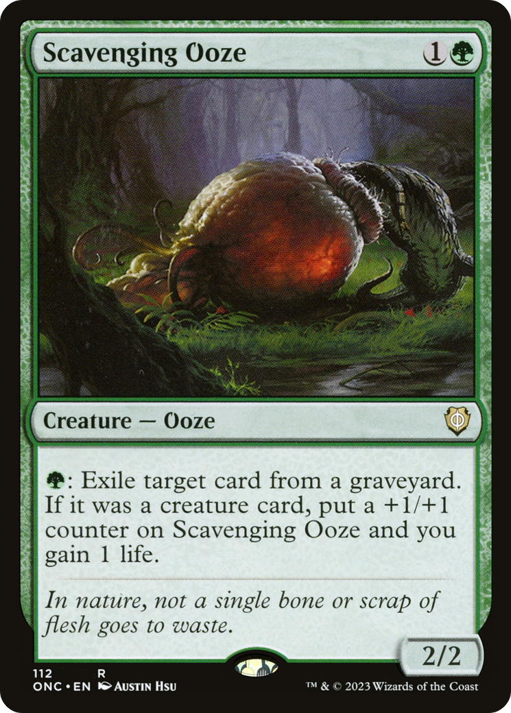 Scavenging Ooze [Phyrexia: All Will Be One Commander] | Gaming Infinity