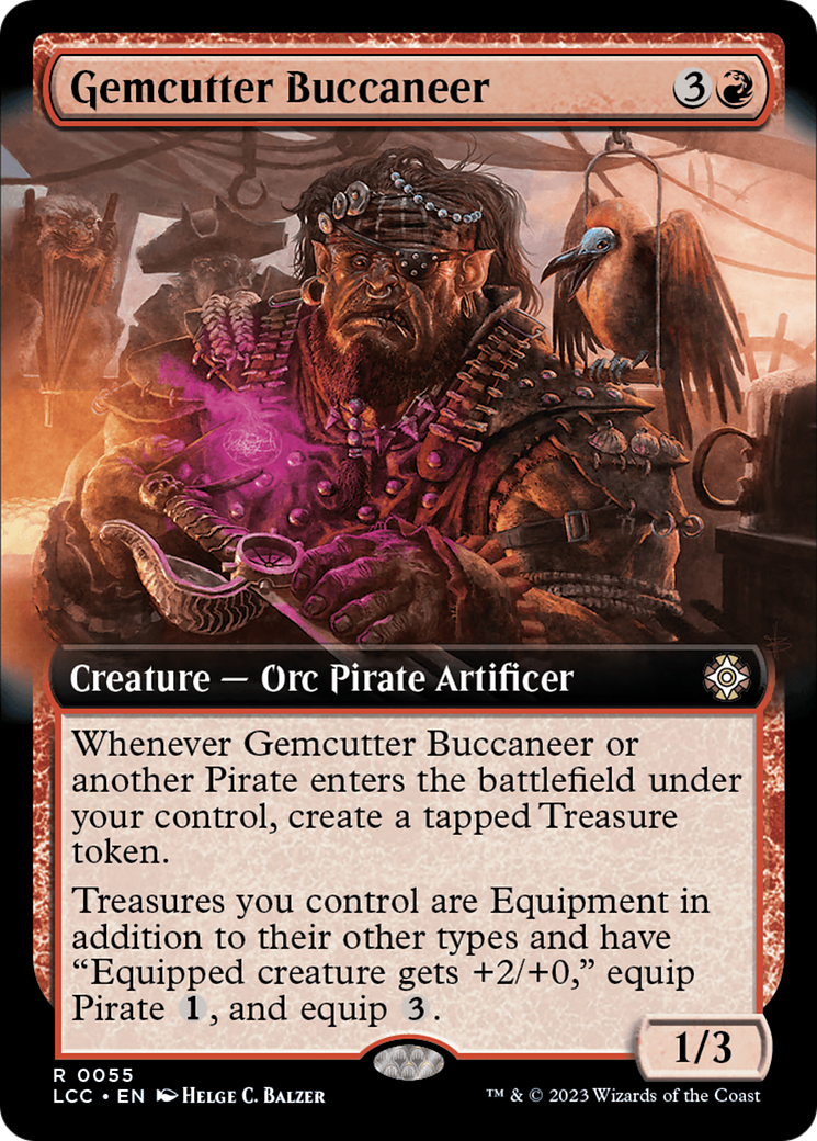 Gemcutter Buccaneer (Extended Art) [The Lost Caverns of Ixalan Commander] | Gaming Infinity