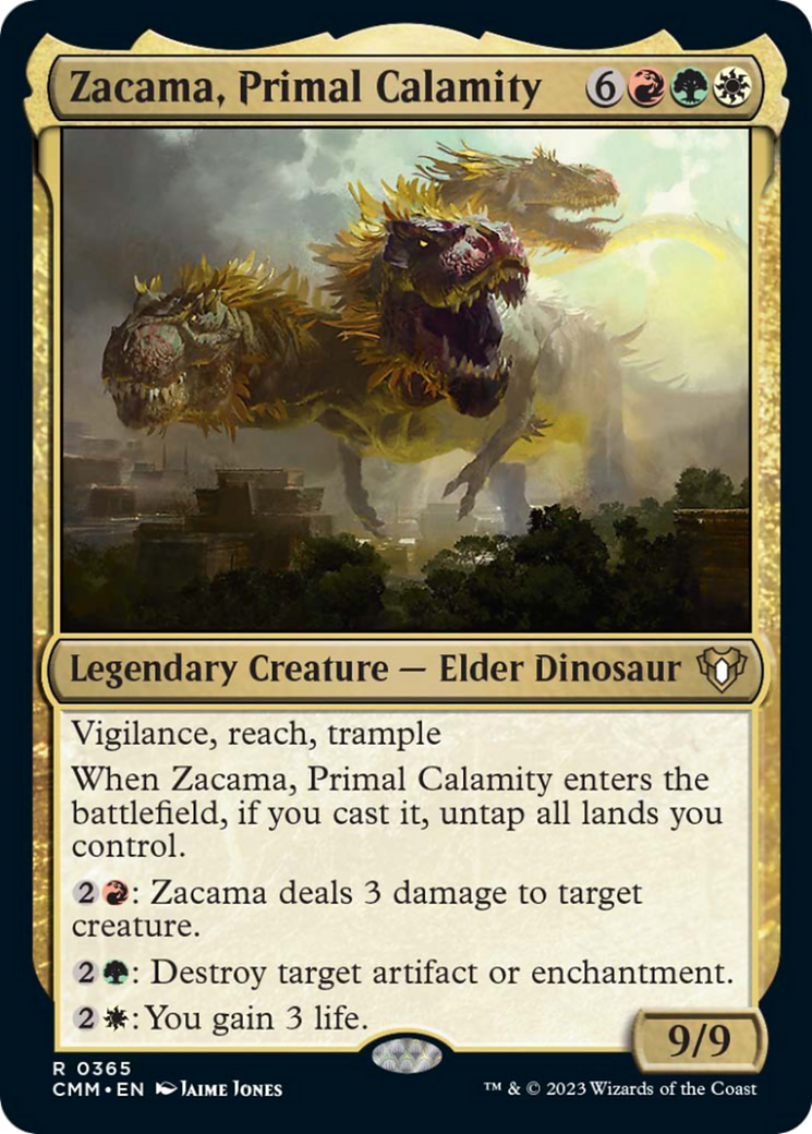 Zacama, Primal Calamity [Commander Masters] | Gaming Infinity