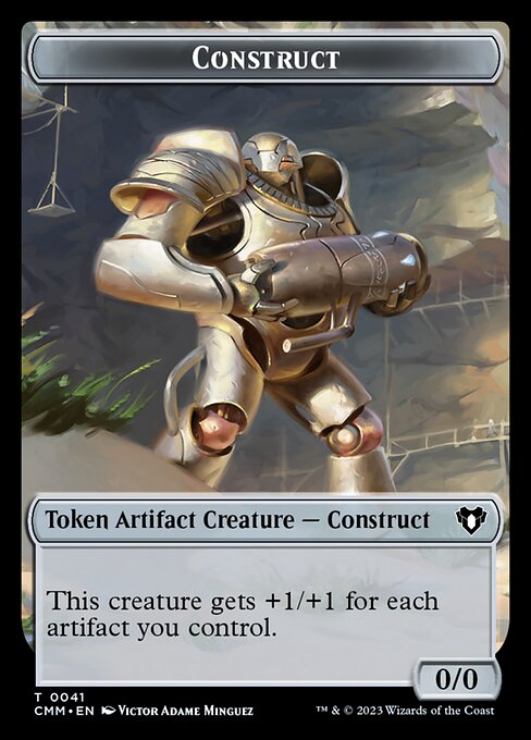 Servo // Construct (0041) Double-Sided Token [Commander Masters Tokens] | Gaming Infinity