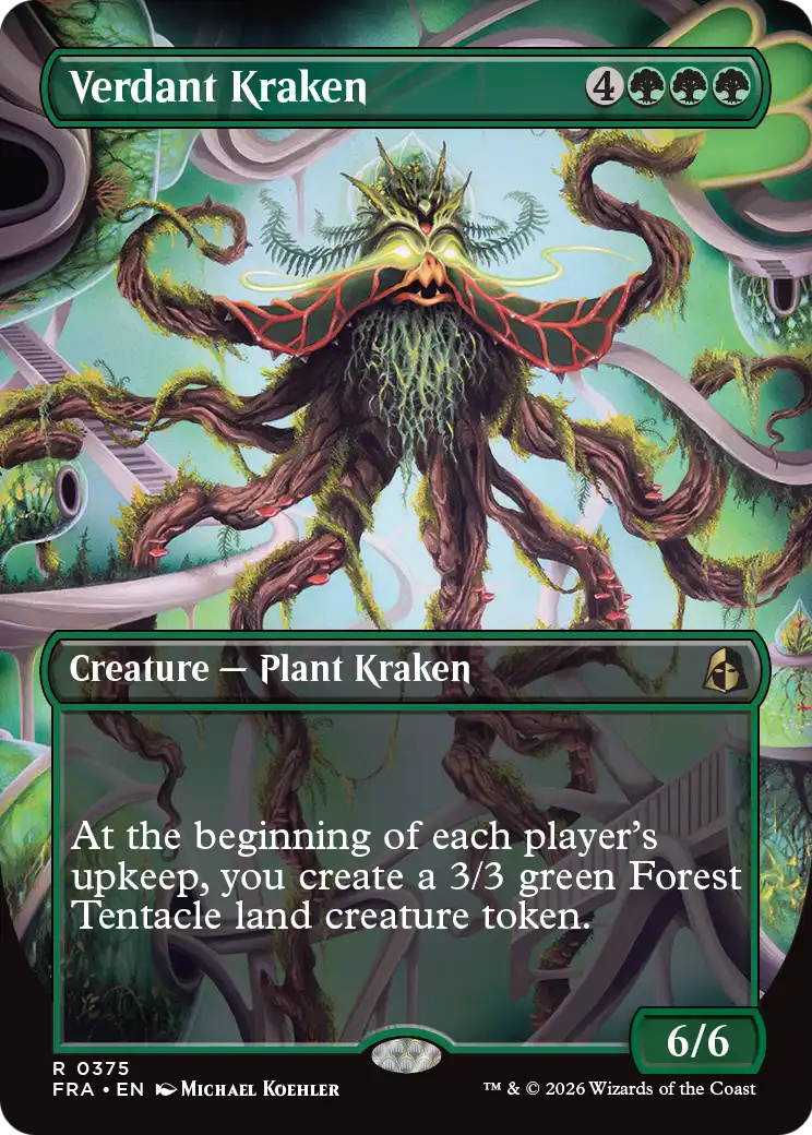 Verdant Kraken (Borderless) [Reality Fracture] | Gaming Infinity