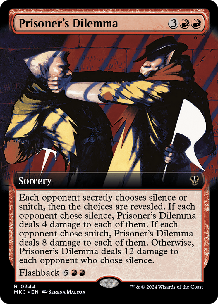 Prisoner's Dilemma (Extended Art) [Murders at Karlov Manor Commander] | Gaming Infinity