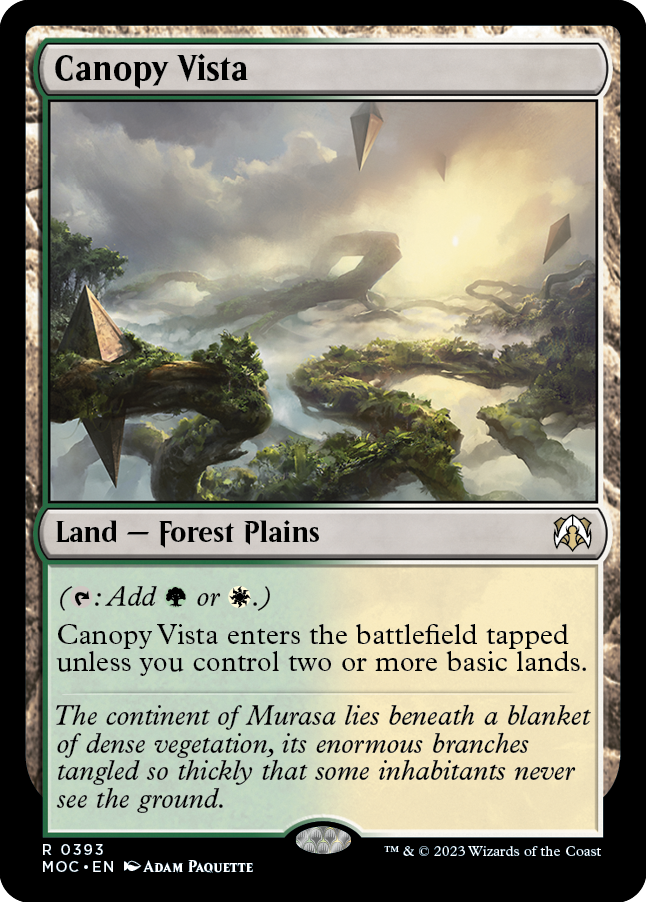 Canopy Vista [March of the Machine Commander] | Gaming Infinity