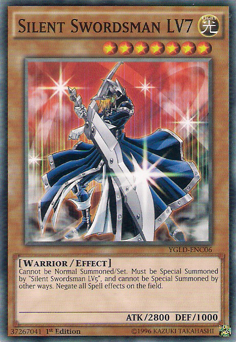 Silent Swordsman LV7 [YGLD-ENC06] Common | Gaming Infinity