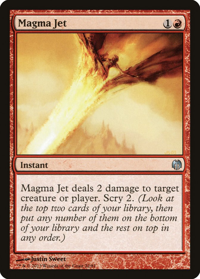 Magma Jet [Duel Decks: Heroes vs. Monsters] | Gaming Infinity