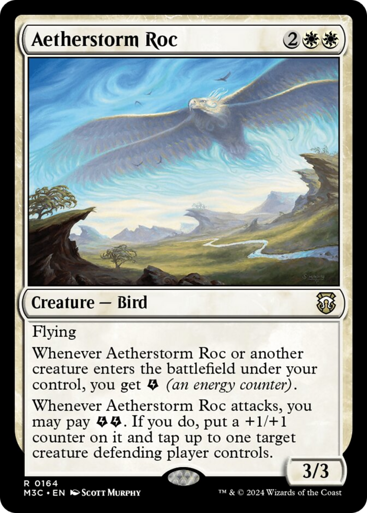 Aetherstorm Roc (Ripple Foil) [Modern Horizons 3 Commander] | Gaming Infinity