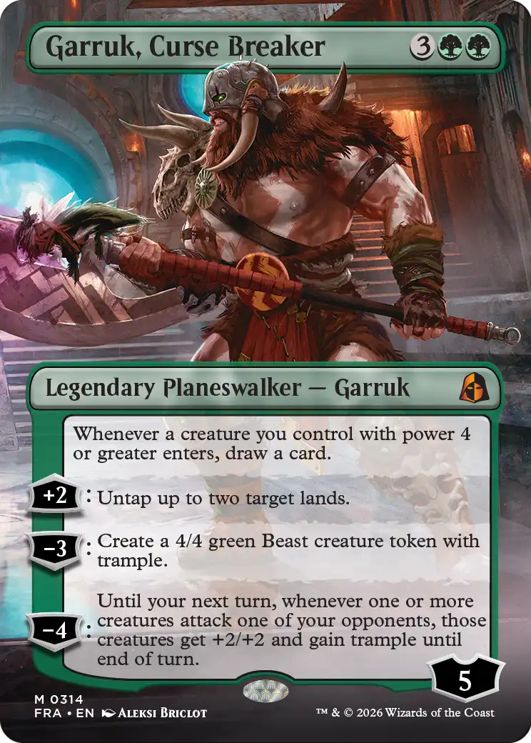 Garruk, Curse Breaker (Borderless) [Reality Fracture] | Gaming Infinity