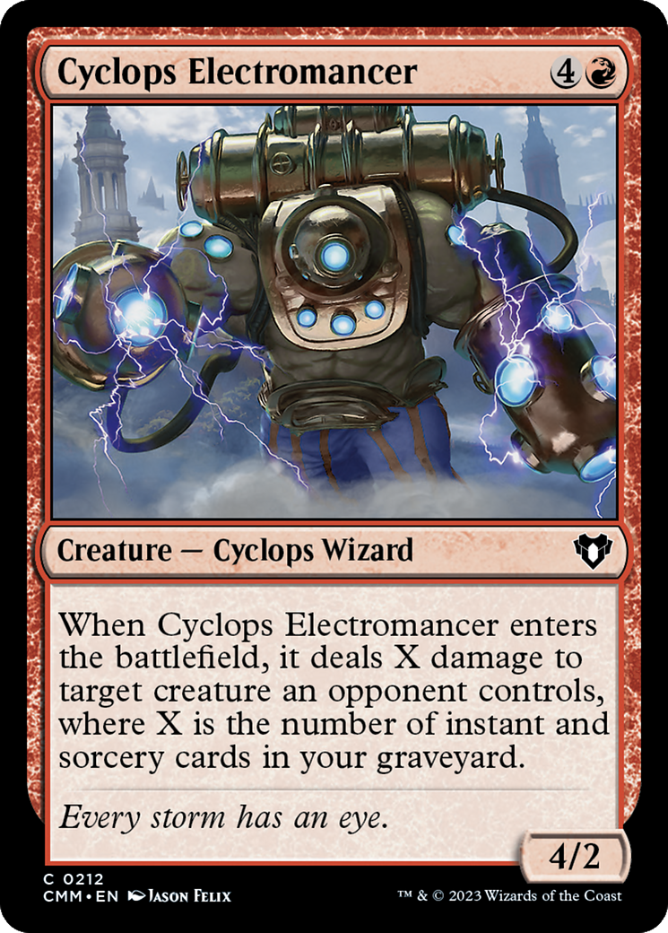 Cyclops Electromancer [Commander Masters] | Gaming Infinity