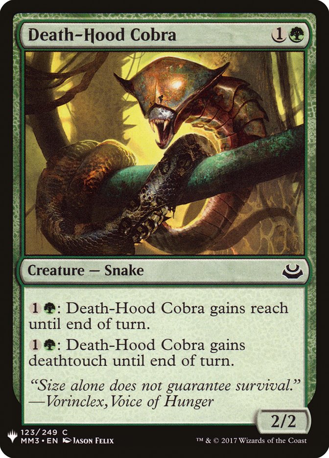 Death-Hood Cobra [Mystery Booster] | Gaming Infinity