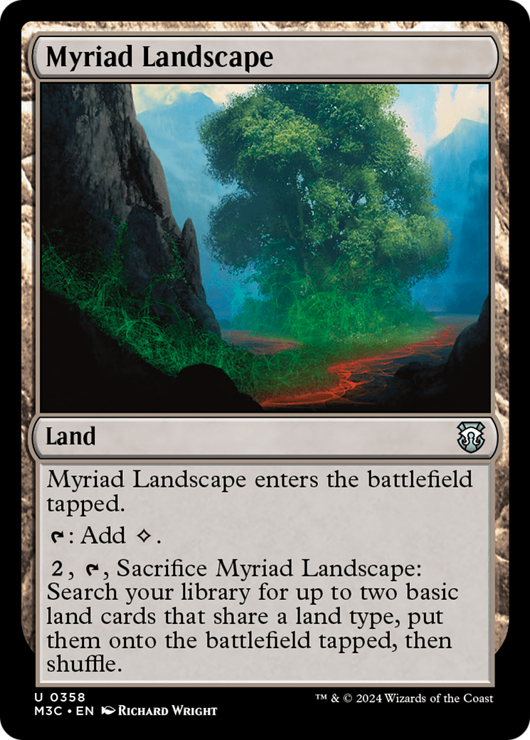 Myriad Landscape (Ripple Foil) [Modern Horizons 3 Commander] | Gaming Infinity