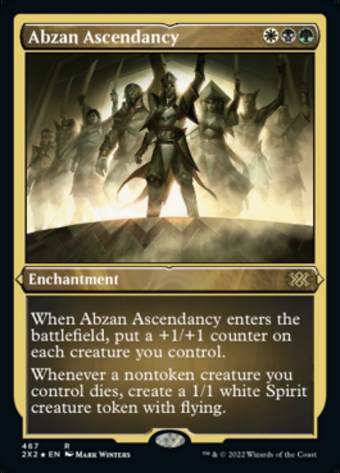 Abzan Ascendancy (Foil Etched) [Double Masters 2022] | Gaming Infinity