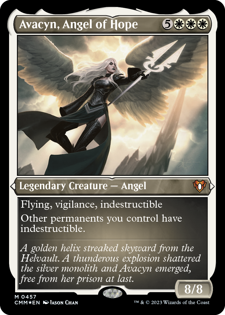 Avacyn, Angel of Hope (Foil Etched) [Commander Masters] | Gaming Infinity