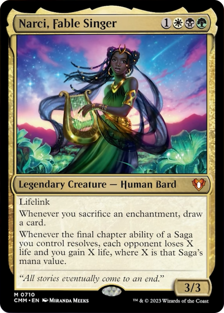 Narci, Fable Singer [Commander Masters] | Gaming Infinity