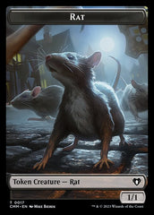 City's Blessing // Rat Double-Sided Token [Commander Masters Tokens] | Gaming Infinity