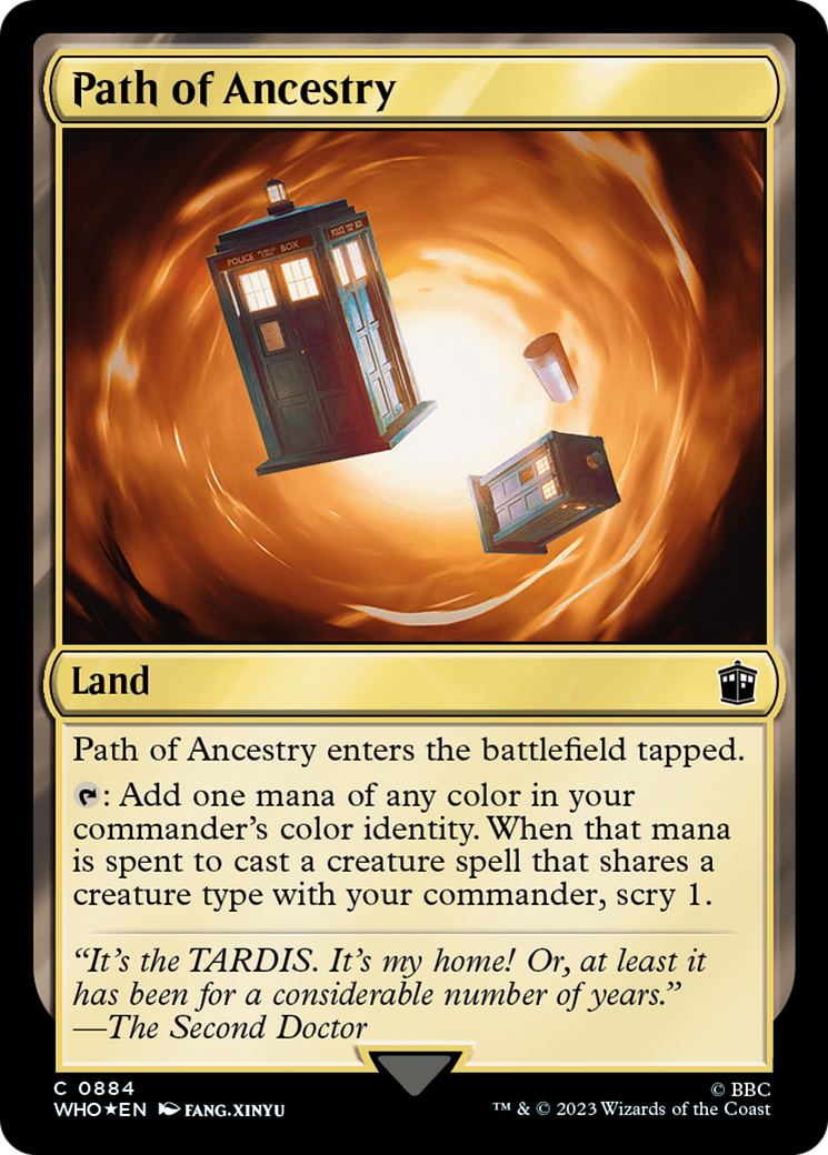 Path of Ancestry (Surge Foil) [Doctor Who] | Gaming Infinity