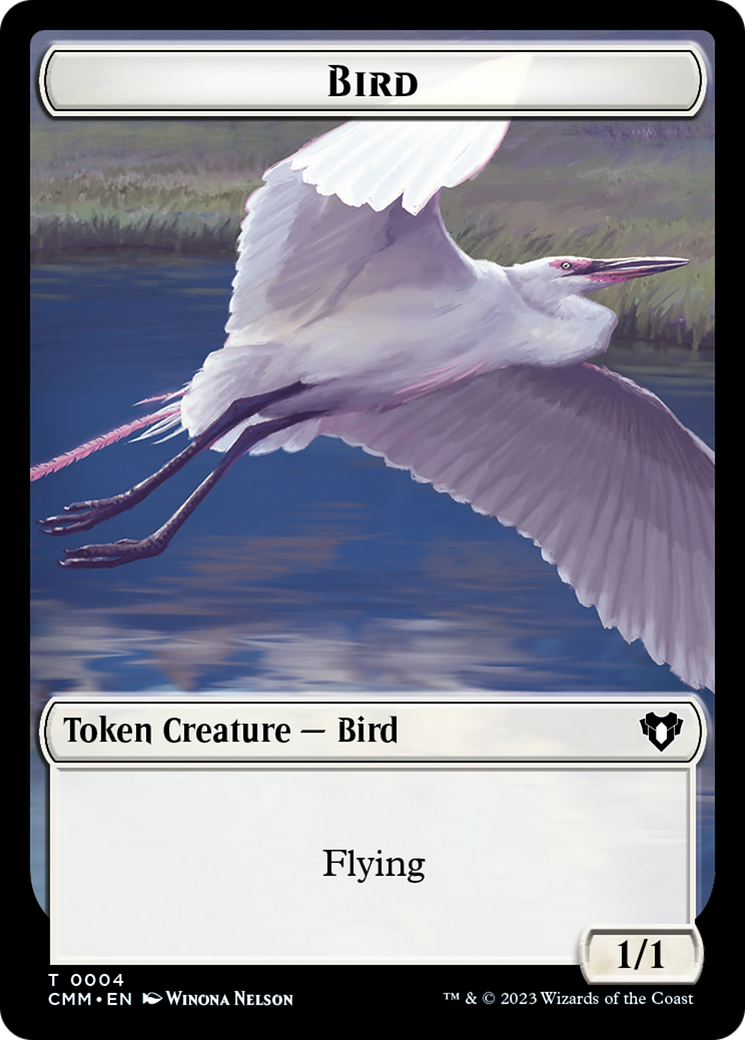 Bird Token [Commander Masters Tokens] | Gaming Infinity