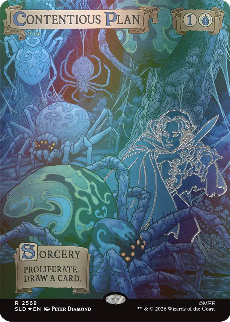 Contentious Plan (Out Of Sight Foil) [Secret Lair Drop Series] | Gaming Infinity