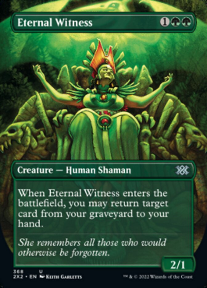 Eternal Witness (Borderless Alternate Art) [Double Masters 2022] | Gaming Infinity