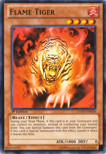 Flame Tiger [GAOV-EN039] Common | Gaming Infinity