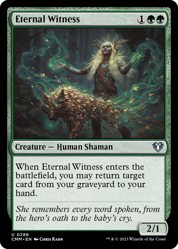 Eternal Witness [Commander Masters] | Gaming Infinity