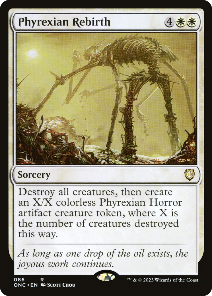 Phyrexian Rebirth [Phyrexia: All Will Be One Commander] | Gaming Infinity