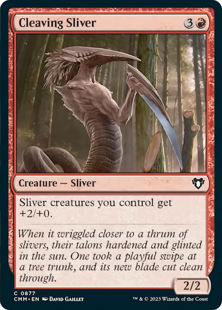 Cleaving Sliver [Commander Masters] | Gaming Infinity