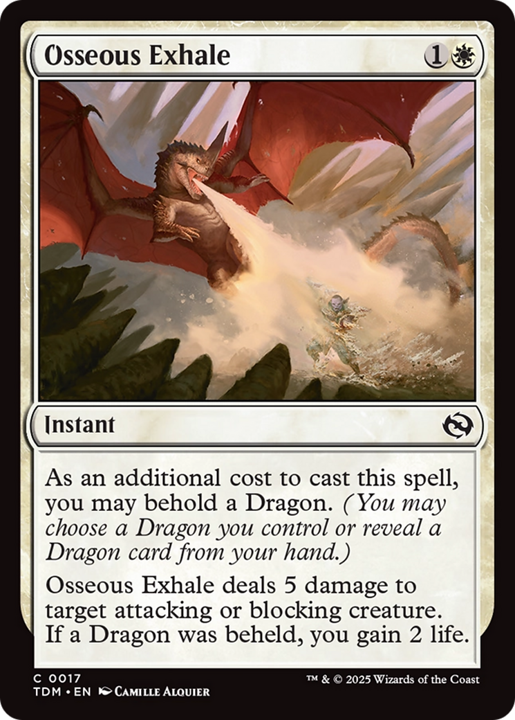 Osseous Exhale [Tarkir: Dragonstorm] | Gaming Infinity