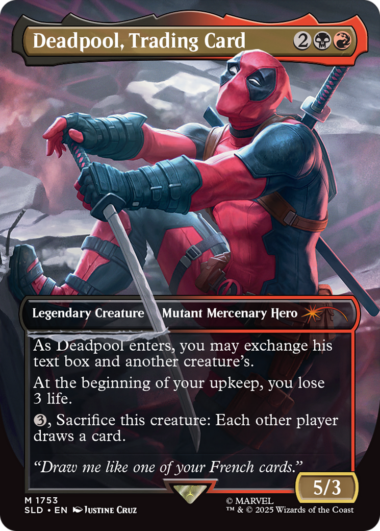 Deadpool, Trading Card [Secret Lair Drop Series] | Gaming Infinity