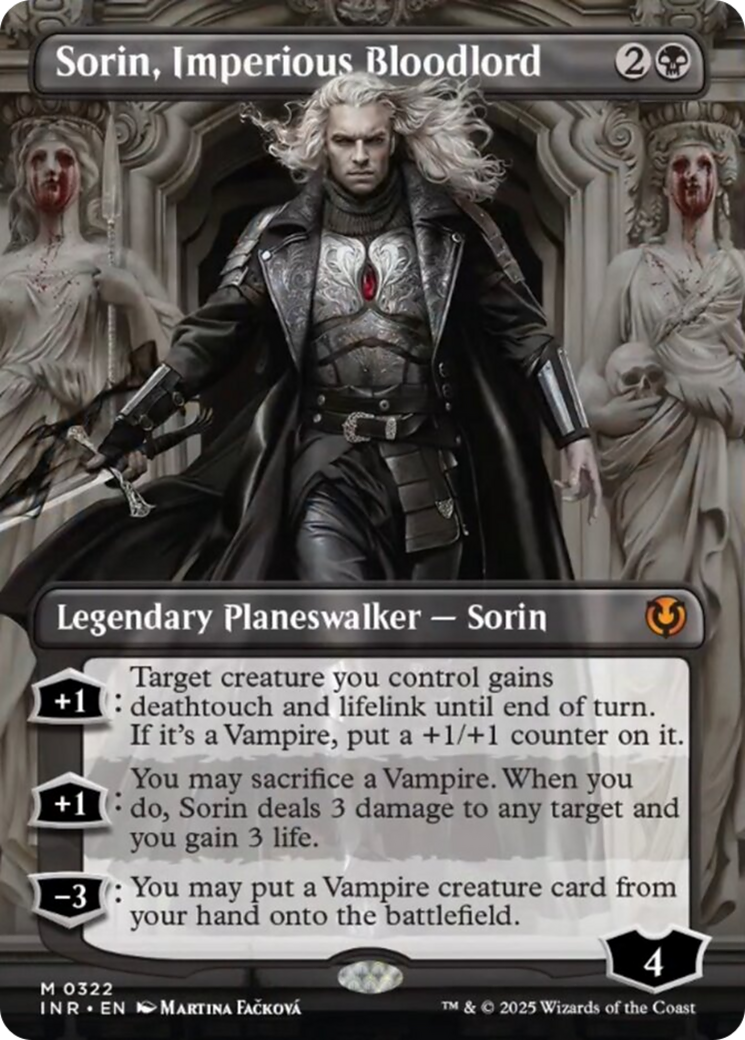 Sorin, Imperious Bloodlord (Borderless) [Innistrad Remastered] | Gaming Infinity