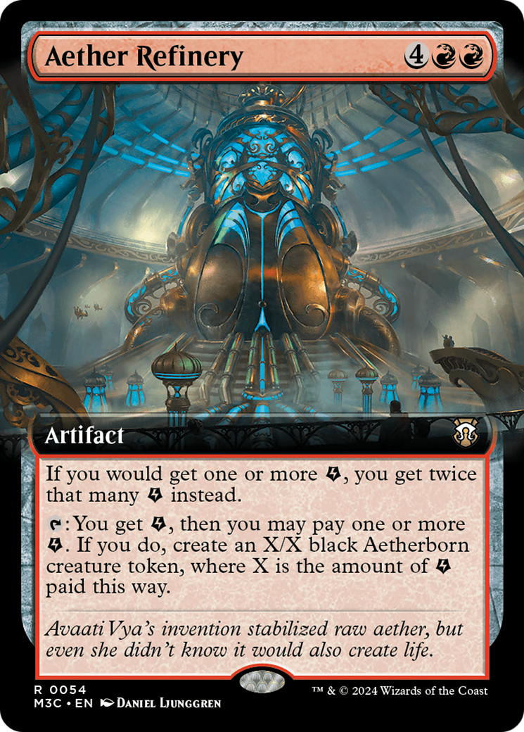 Aether Refinery (Extended Art) [Modern Horizons 3 Commander] | Gaming Infinity