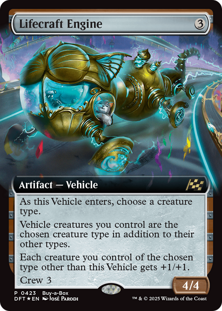 Lifecraft Engine (Extended Art) (Buy-A-Box) [Aetherdrift Promos] | Gaming Infinity