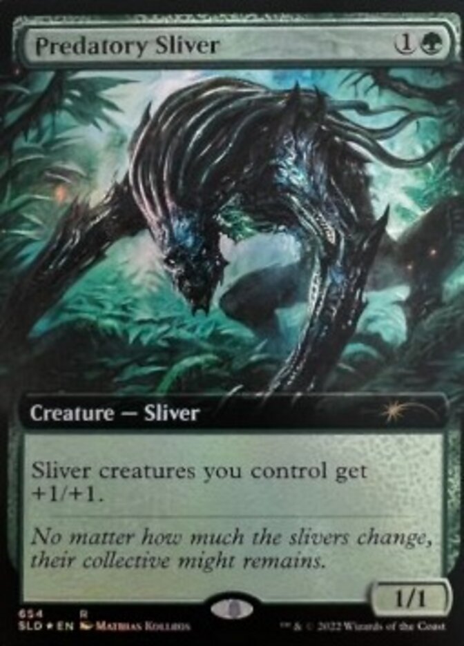 Predatory Sliver (Extended Art) [Secret Lair Drop Promos] | Gaming Infinity