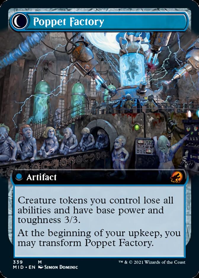 Poppet Stitcher // Poppet Factory (Extended Art) [Innistrad: Midnight Hunt] | Gaming Infinity