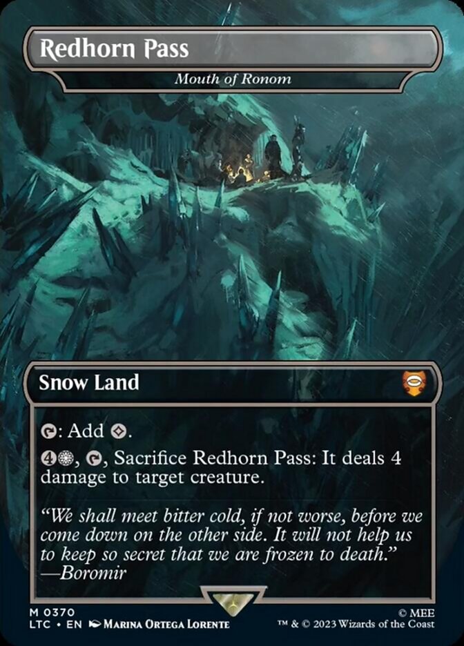 Mouth of Ronom - Redhorn Pass [The Lord of the Rings: Tales of Middle-Earth Commander] | Gaming Infinity