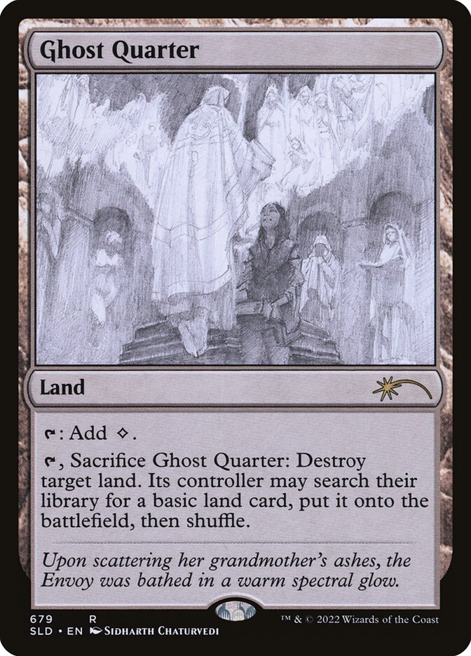 Ghost Quarter (Sketch) [Secret Lair Drop Promos] | Gaming Infinity