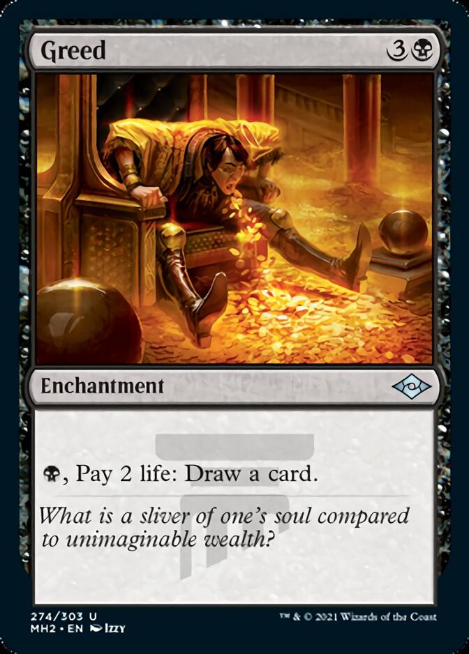 Greed (Foil Etched) [Modern Horizons 2] | Gaming Infinity