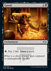 Greed (Foil Etched) [Modern Horizons 2] | Gaming Infinity