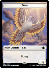 Zombie // Bird Double-Sided Token [Dominaria Remastered Tokens] | Gaming Infinity