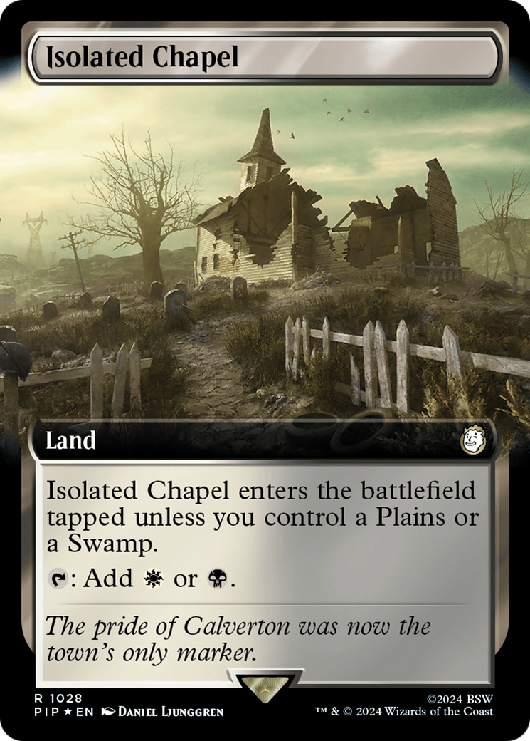 Isolated Chapel (Extended Art) (Surge Foil) [Fallout] | Gaming Infinity
