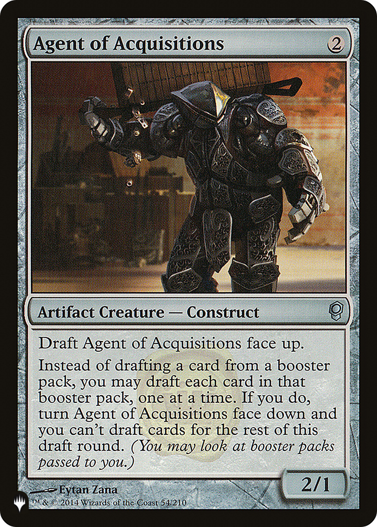 Agent of Acquisitions [The List] | Gaming Infinity