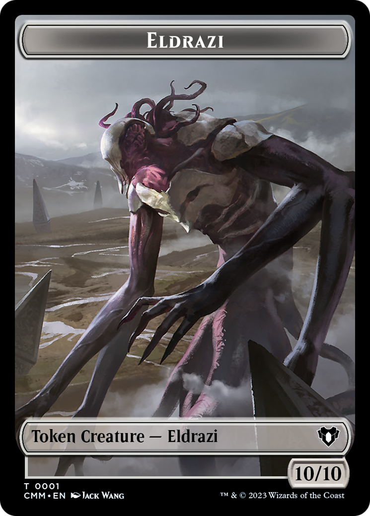 Eldrazi // Phyrexian Germ Double-Sided Token [Commander Masters Tokens] | Gaming Infinity