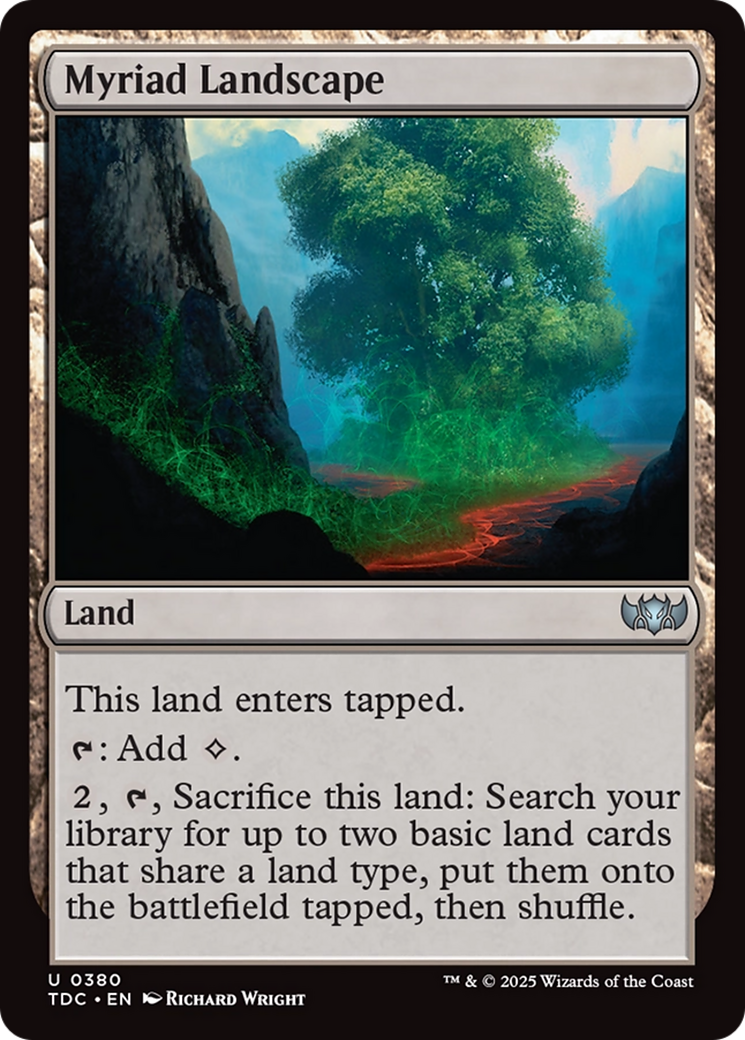 Myriad Landscape [Tarkir: Dragonstorm Commander] | Gaming Infinity
