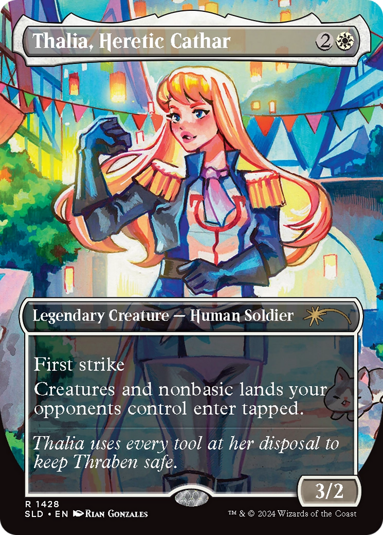 Thalia, Heretic Cathar (Rainbow Foil) [Secret Lair Drop Series] | Gaming Infinity
