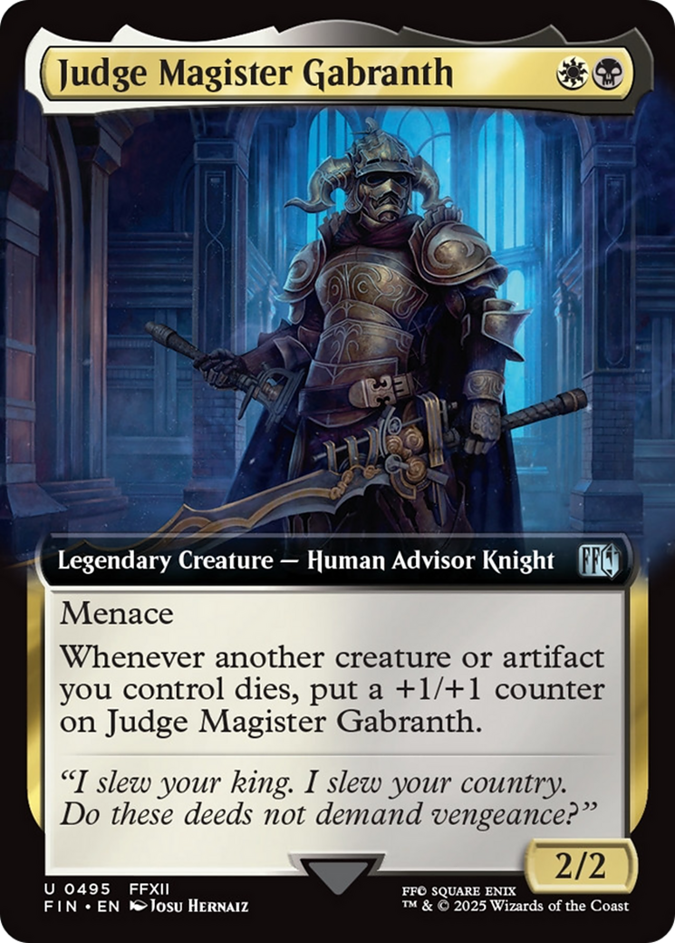 Judge Magister Gabranth (Extended Art) [FINAL FANTASY] | Gaming Infinity