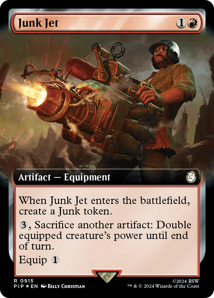 Junk Jet (Extended Art) (Surge Foil) [Fallout] | Gaming Infinity