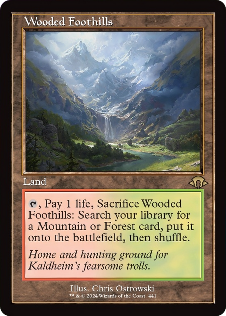 Wooded Foothills (Retro) [Modern Horizons 3] | Gaming Infinity