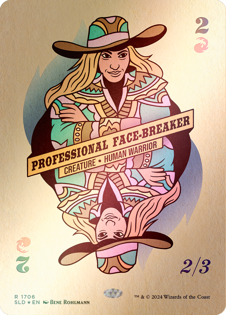 Professional Face-Breaker (Rainbow Foil) [Secret Lair Drop Series] | Gaming Infinity