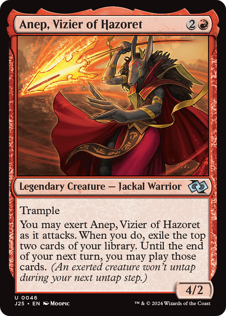 Anep, Vizier of Hazoret (Anime) [Foundations Jumpstart] | Gaming Infinity